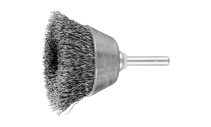 Brosse boisseau sur tige, non torsadée
