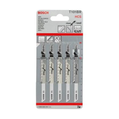 Blister de 5 lames Scie sauteuse - bois